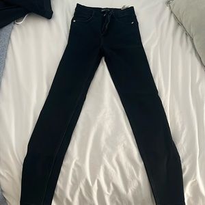 Zara high waisted straight leg jeans